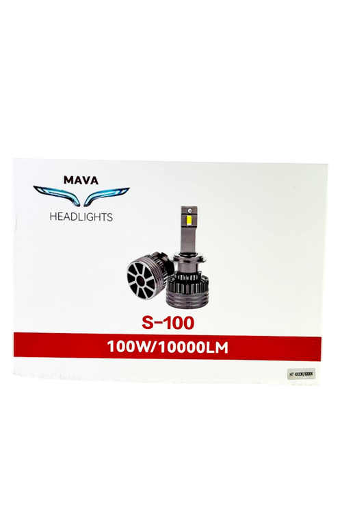 هدلایت سه رنگ ۱۰۰ وات H7 ماوا اقساطی به همراه یه جفت لامپ SMD ژله ای رایگان
